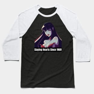 Vampirella Slaying Hearts Since 1969 Baseball T-Shirt